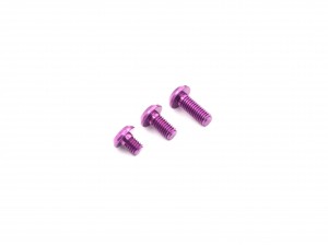 Destiny - M3x8mm 7075 Alum Low Profile BH Screw, Purple, 5 pcs (D50012)