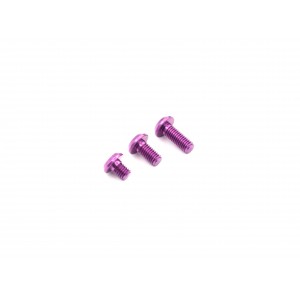 Destiny - M3x8mm 7075 Alum Low Profile BH Screw, Purple, 5 pcs (D50012)