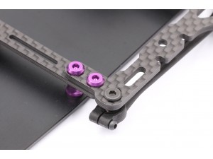 Destiny - M3x6mm 7075 Alum Low Profile BH Screw, Purple, 5 pcs (D50011)