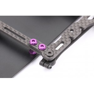 Destiny - M3x8mm 7075 Alum Low Profile BH Screw, Purple, 5 pcs (D50012)