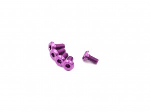 Destiny - M3x8mm 7075 Alum Low Profile BH Screw, Purple, 5 pcs (D50012)