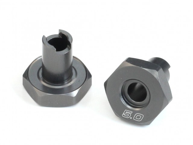 Destiny - 5mm Aluminum Wheel Hub, 2 pcs, Black (D10084)