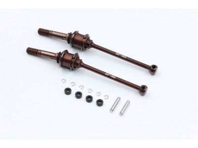 Destiny - Spring Steel Double Joint Drive Shaft Set, Metal Bushing, Front (D10390)