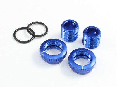 Radtec - Aluminum Body Height Fine Adjuster Set for 1/12, Blue (BA-10017)