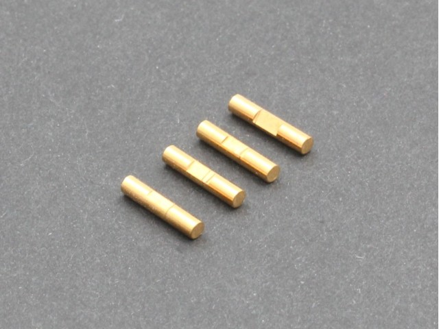 Radtec - 2x10mm Shaft Pin with Lock Slot, Titanium Coated, 4 pcs (PDJ-10011)