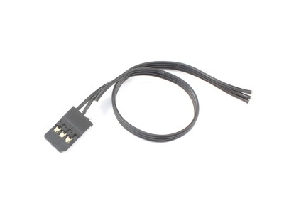 Radtec - "BLACK" Futaba Servo Wires with Golden Connector (EA-10001)