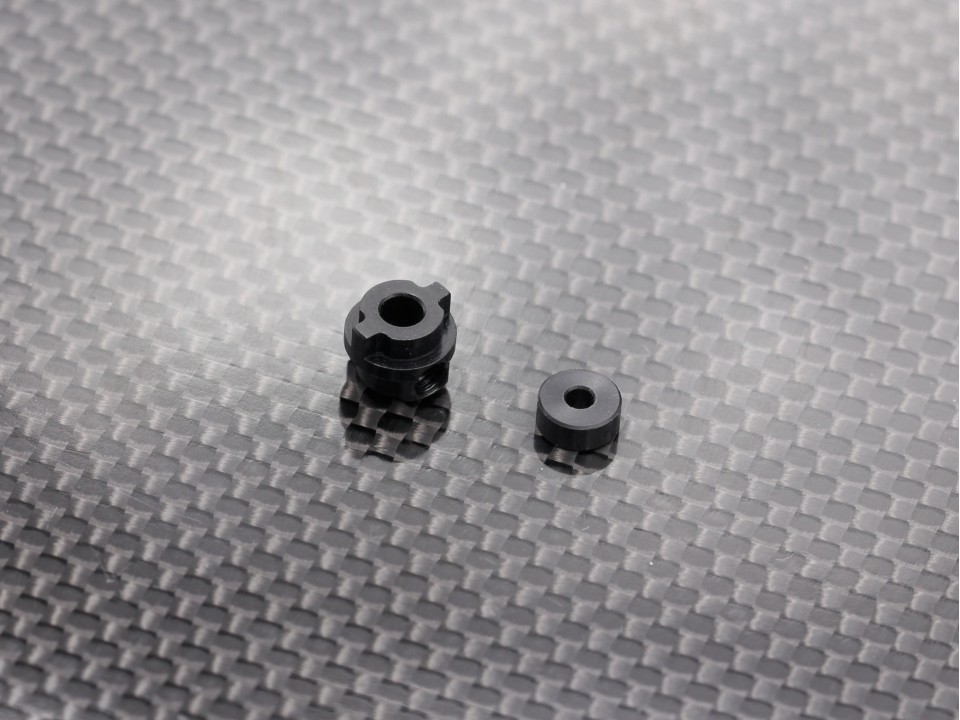 Radtec - Mini-Z MR-03/04 Left Wheel Hub with POM Bushing, Black