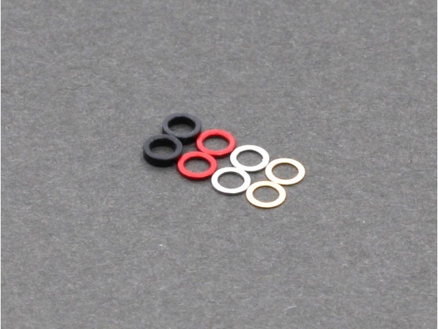 Radtec - Mini-Z MR-04 King Pin Shim Set (1.0/0.5/0.3/0.2mm) (PC-20002)