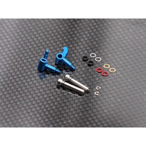 Radtec - Mini-Z MR-04 Alum Steering Knuckle Set, Red, 0 Camber (PC