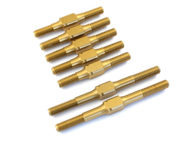 Radtec - Hard Coated Aluminum Turnbuckle Set for T4, 7 pcs (XR-10011)