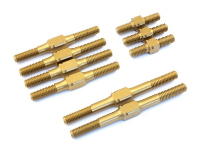Radtec - Hard Coated Aluminum Turnbuckle Set for BD7, 9 pcs (YK-10008)