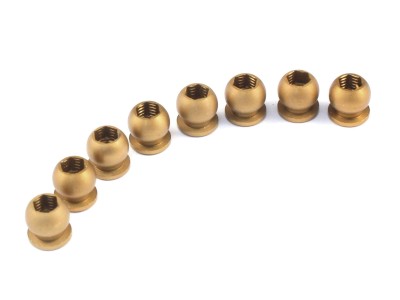 Radtec - Hard Coated Aluminum Pivot Ball for BD7 Damper, 8 pcs (YK-10012)