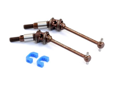 Radtec - BD8 41.1mm "PREMIUM" Steel Double Joint Drive Shaft Set, Front (YK-10019)
