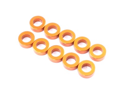 Radtec - 3x5.5x0.5mm Aluminum Spacer, 10 pcs, Orange (AC-10001)