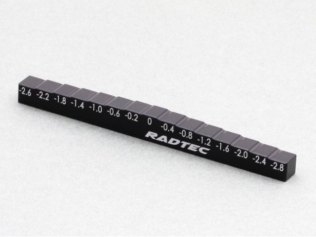 Radtec - Ultra-Fine Chassis Droop Gauge (-2.6-0mm) for Pancar (AC-20006)