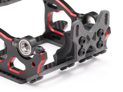 Roche - Rapide F1 EVO Graphite High Rear Wing Mount Set (220144)