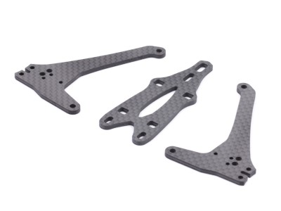 Roche - Rapide F1 EVO2 Graphite Narrow Front Arm Set, -4mm (320214)