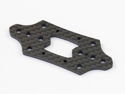 Roche - Rapide F1-16 Graphite Front Arm Mount Plate (B), (9/12 deg) (320070)