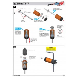 Roche - Rapide P10W3 Side Damper Set, 2 pcs (310320) Roche - Rapide P10W3 Side Damper Set, 2 pcs (310320)