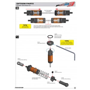 Roche - Rapide P10W3 Side Damper Set, 2 pcs (310320) Roche - Rapide P10W3 Side Damper Set, 2 pcs (310320)