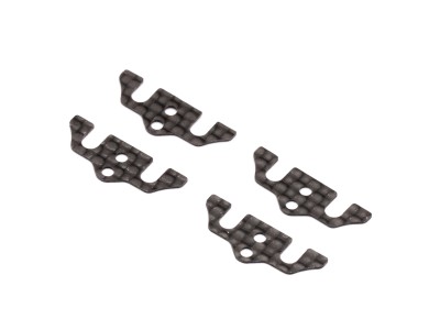 Roche - Rapide P12 EVO Graphite Front Upper Bulkhead Plate, 0.5mm, 4pcs (320199)