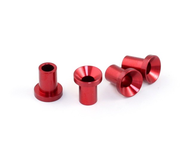 Roche - Aluminum Front Lower Arm Tube, Countersunk Type, 4 pcs (310102)