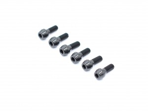 Roche - M3x8mm Cap Head Wheel Screw, Black (510110)