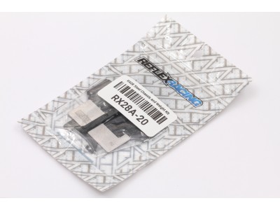 Reflex Racing - RX28 Option Hard Steel Chassis Plate Kit - 30+5g (RX28A-20)