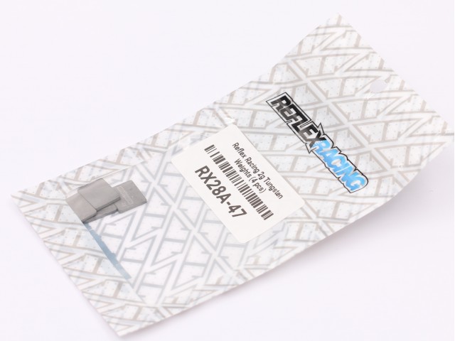 Reflex Racing - 2g Tungsten Weights (4 pcs) (RX28A-47)