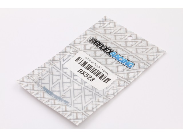 Reflex Racing - Aluminum Shim Set (0.5mm and1.0mm) - 4 pcs ea (RX523)
