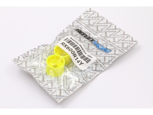 Reflex Racing - Speed Dish Wheel Rear - 14mm (Yellow) (RX600R14Y)
