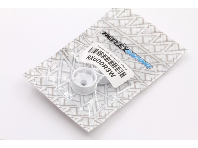 Reflex Racing - Speed Dish Wheel Rear + 3 offset (white) (RX600R3W)