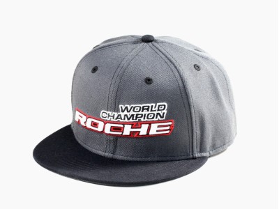 Roche - World Champion Commemorate Hat, Flat Bill, Gray/Black (920003)