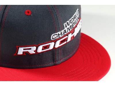 Roche - World Champion Commemorate Hat, Flat Bill, Gray/Red (920004)