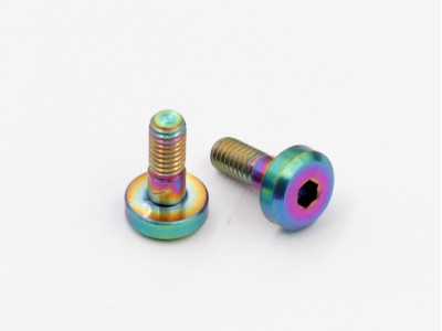 Roche - M3x8mm Ti Motor Screw, Rainbow Color, 2 pcs (550062)